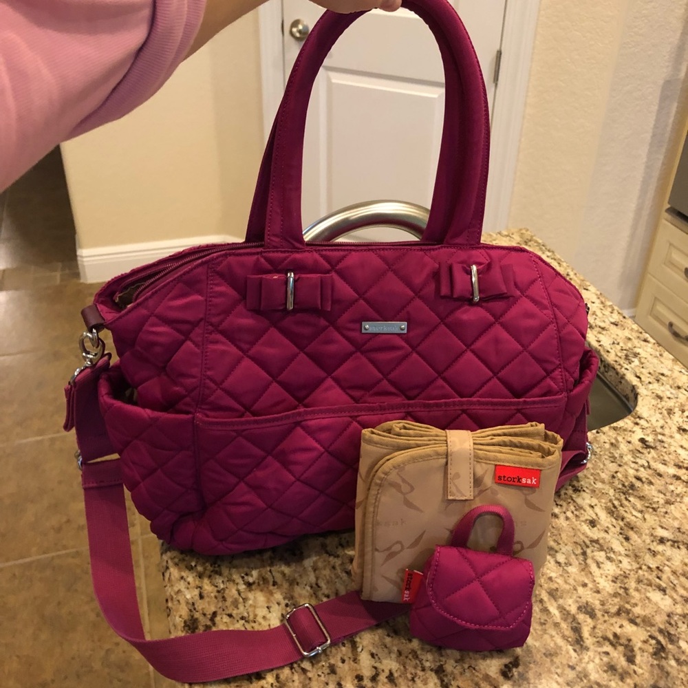 Storksak baby diaper bag